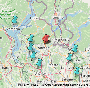 Mappa Via Tofane, 21056 Induno Olona VA, Italia (13.94545)