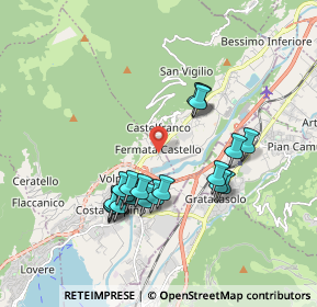 Mappa Via Saletti, 24062 Costa Volpino BG, Italia (1.6685)