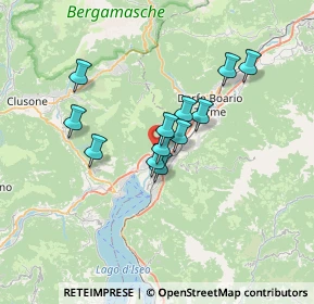 Mappa Via Saletti, 24062 Costa Volpino BG, Italia (5.1775)