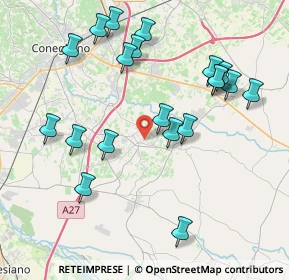 Mappa Vicolo Sile, 31010 Mareno di Piave TV, Italia (4.22)
