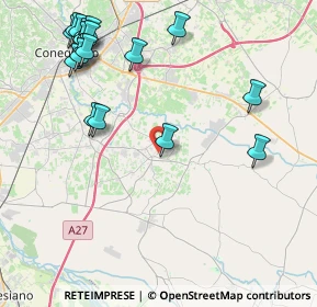 Mappa Vicolo Sile, 31010 Mareno di Piave TV, Italia (5.14556)