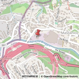 Mappa Via 25 Aprile, 17, 22026 Maslianico, Como (Lombardia)