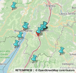 Mappa SP 90 Loc. Formigher, 38065 Mori TN, Italia (12.395)