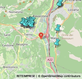 Mappa SP 90 Loc. Formigher, 38065 Mori TN, Italia (2.0015)