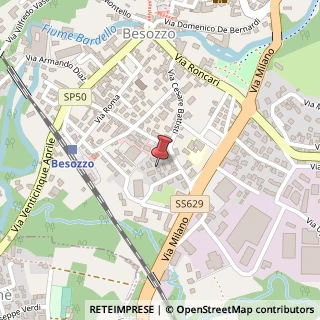 Mappa Via Cesare Battisti, 68, 21023 Besozzo, Varese (Lombardia)