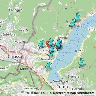 Mappa Via Vittorio Veneto, 22012 Cernobbio CO, Italia (1.42083)