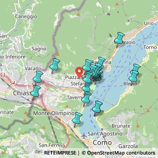Mappa Via Vittorio Veneto, 22012 Cernobbio CO, Italia (1.558)