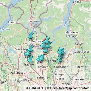 Mappa Via Vittorio Veneto, 22012 Cernobbio CO, Italia (12.232)