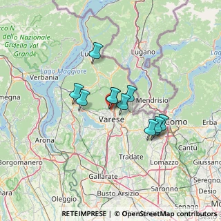Mappa Via Molini Trotti, 21056 Varese VA, Italia (9.86182)