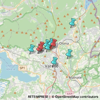 Mappa Via Molini Trotti, 21056 Varese VA, Italia (2.11636)