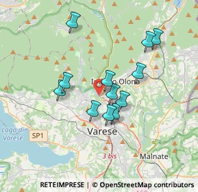 Mappa Via Molini Trotti, 21056 Varese VA, Italia (2.95)