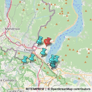 Mappa Via Paolo Carcano, 22012 Cernobbio CO, Italia (3.13333)