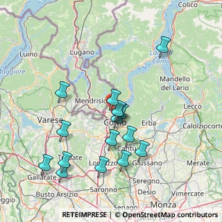 Mappa Via Paolo Carcano, 22012 Cernobbio CO, Italia (14.93438)