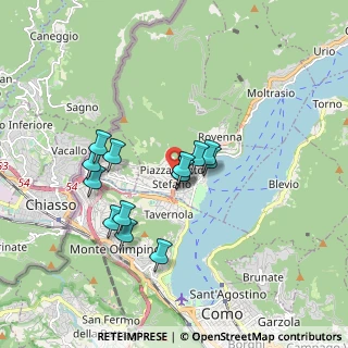 Mappa Via Paolo Carcano, 22012 Cernobbio CO, Italia (1.42857)