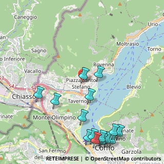Mappa Via Paolo Carcano, 22012 Cernobbio CO, Italia (2.69667)