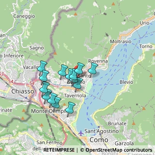 Mappa Via Paolo Carcano, 22012 Cernobbio CO, Italia (1.41786)