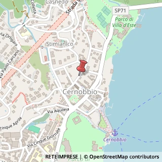 Mappa Plinio, 22012 Cernobbio, Como (Lombardia)