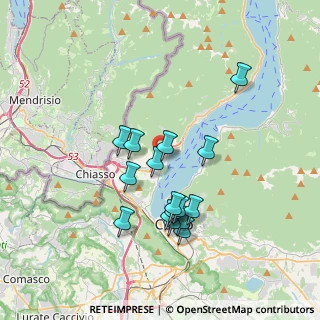 Mappa Via Della Liberta', 22012 Cernobbio CO, Italia (3.215)