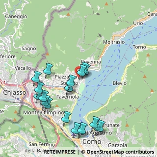 Mappa Via Della Liberta', 22012 Cernobbio CO, Italia (2.1395)