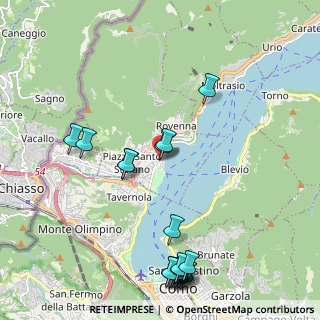 Mappa Via XX Settembre, 22012 Cernobbio CO, Italia (2.56895)