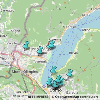Mappa Via XX Settembre, 22012 Cernobbio CO, Italia (2.578)