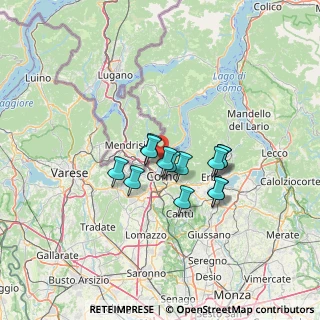 Mappa Via XX Settembre, 22012 Cernobbio CO, Italia (9.44154)