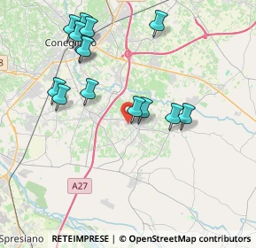 Mappa Centro Commerciale Al Centro di, 31010 Mareno di Piave TV, Italia (4.00714)