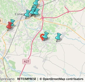 Mappa Centro Commerciale Al Centro di, 31010 Mareno di Piave TV, Italia (4.65455)