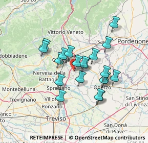 Mappa Centro Commerciale Al Centro di, 31010 Mareno di Piave TV, Italia (11.1805)
