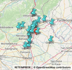 Mappa Centro Commerciale Al Centro di, 31010 Mareno di Piave TV, Italia (9.9385)