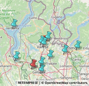 Mappa Via dei Ronchetti, 21056 Induno Olona VA, Italia (15.4625)