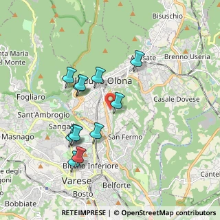 Mappa Via dei Ronchetti, 21056 Induno Olona VA, Italia (1.7375)