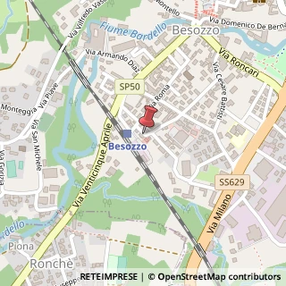 Mappa Via Michelino da Besozzo,  10, 21023 Besozzo, Varese (Lombardia)