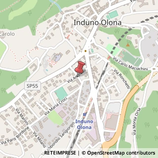Mappa Via Andreoli, 7, 21056 Induno Olona, Varese (Lombardia)