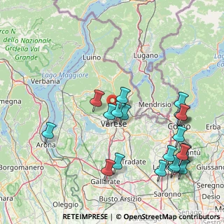 Mappa Via Giovanni Battista Castelli, 21100 Varese VA, Italia (18.686)