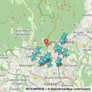 Mappa Via Giovanni Battista Castelli, 21100 Varese VA, Italia (1.71571)