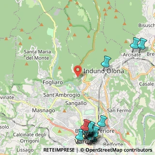 Mappa Via Giovanni Battista Castelli, 21100 Varese VA, Italia (3.3815)