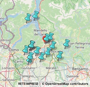 Mappa Via Giuseppe Parini, 23868 Valmadrera LC, Italia (12.16938)