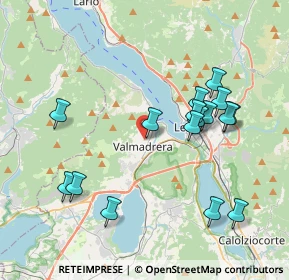 Mappa Via Giuseppe Parini, 23868 Valmadrera LC, Italia (3.945)