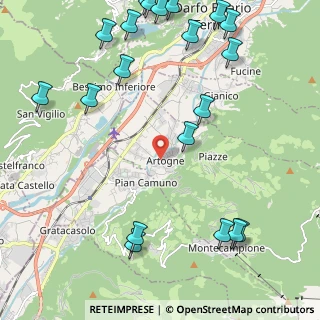 Mappa Via Guglielmo Marconi, 25040 Artogne BS, Italia (2.966)
