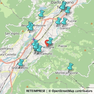 Mappa Via Guglielmo Marconi, 25040 Artogne BS, Italia (2.16667)