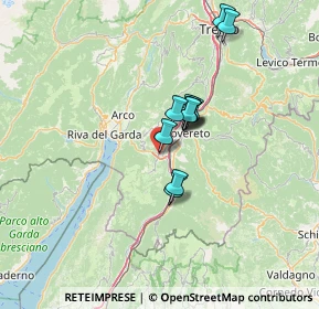 Mappa Via G. Battisti, 38065 Mori TN, Italia (9.73727)