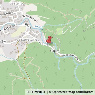 Mappa Via Gajum, 31F, 22035 Civate, Lecco (Lombardia)