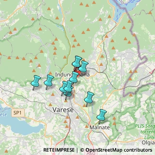 Mappa Via Passerini, 21056 Induno Olona VA, Italia (2.63636)
