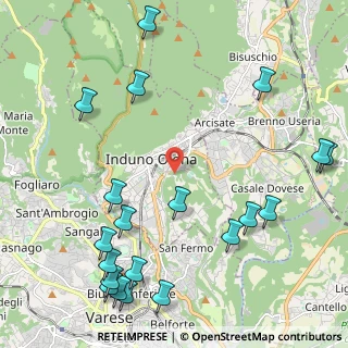 Mappa Via Passerini, 21056 Induno Olona VA, Italia (2.847)
