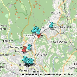Mappa Via Passerini, 21056 Induno Olona VA, Italia (2.6405)