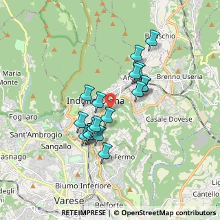 Mappa Via Passerini, 21056 Induno Olona VA, Italia (1.455)