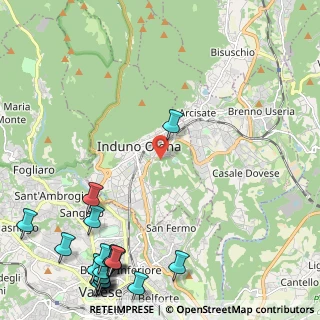 Mappa Via Passerini, 21056 Induno Olona VA, Italia (3.478)