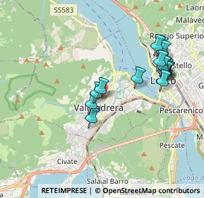 Mappa Via Camillo Benso Conte di Cavour, 23868 Valmadrera LC, Italia (1.88938)