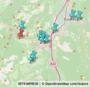 Mappa Via Giacomo Matteotti, 38065 Mori TN, Italia (3.19636)